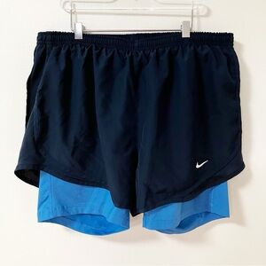 🔻 Nike | Blue Tempo Dri-Fit Athletic Shorts L